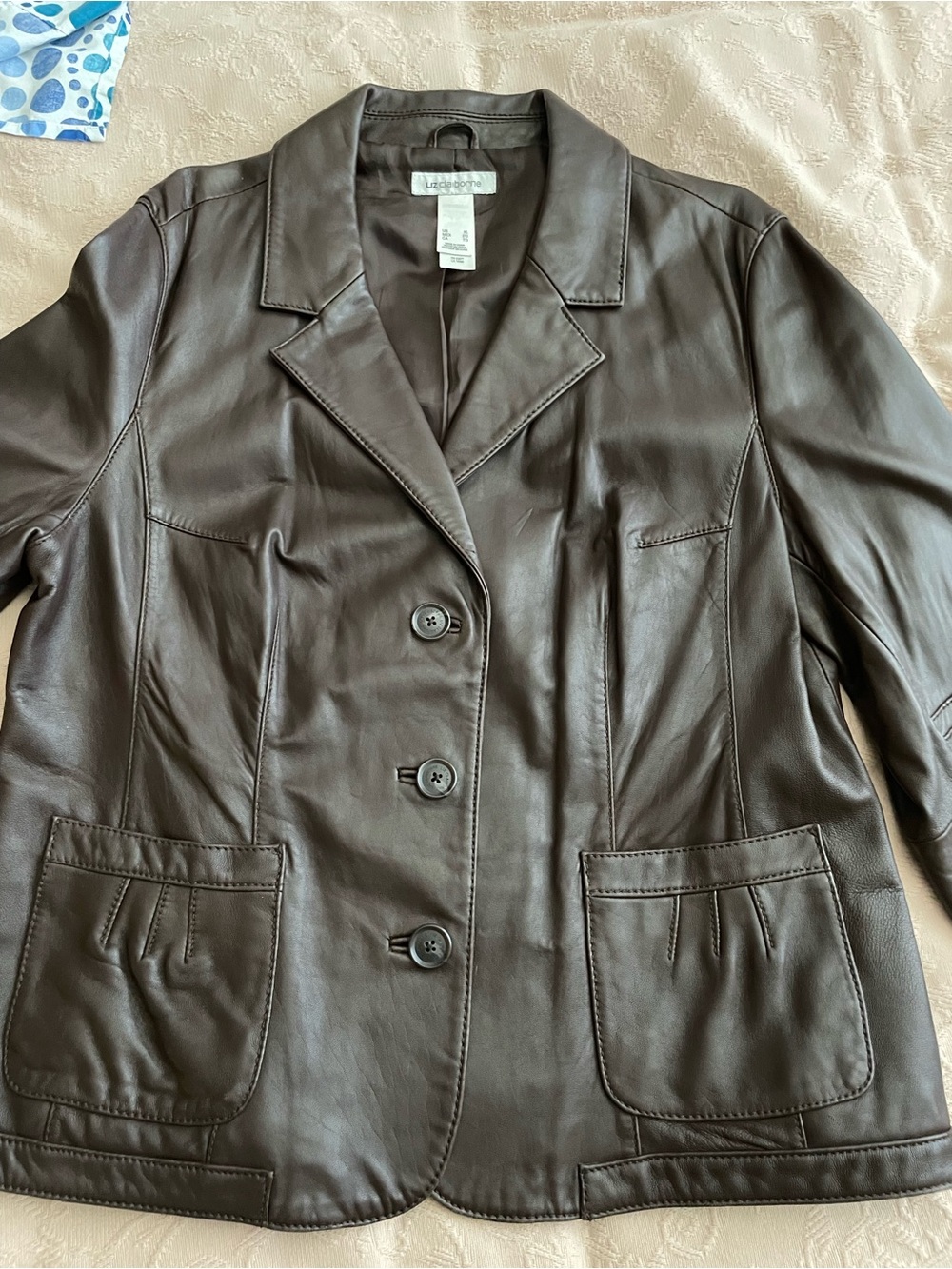 Butter soft brown leather jacket